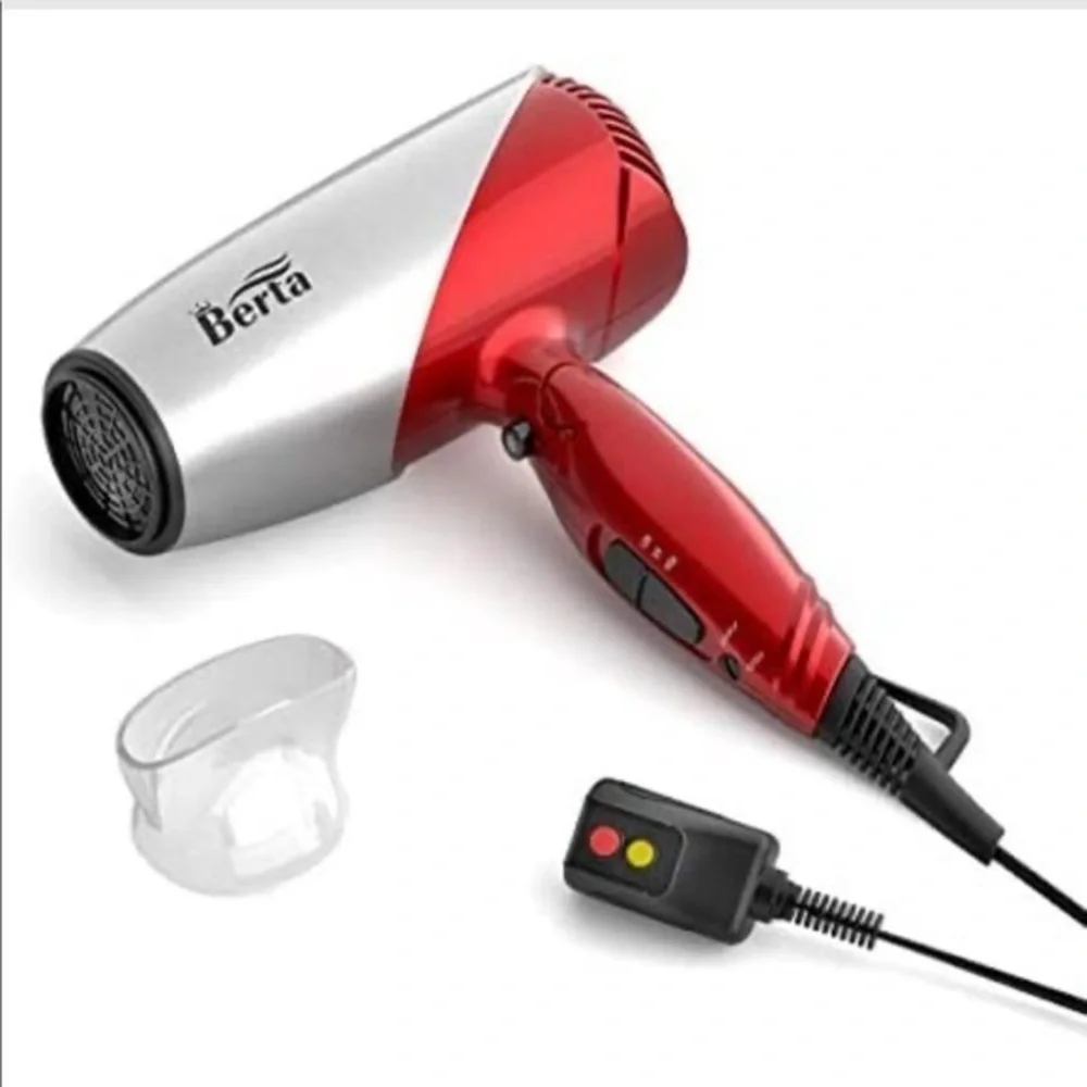 BERTA 1875 Blow dryer Hair dryer Watts Folding Handle Tourmaline Ceramic - Picture 7 of 9